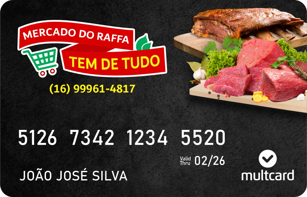 Cartão Mercado do Raffa